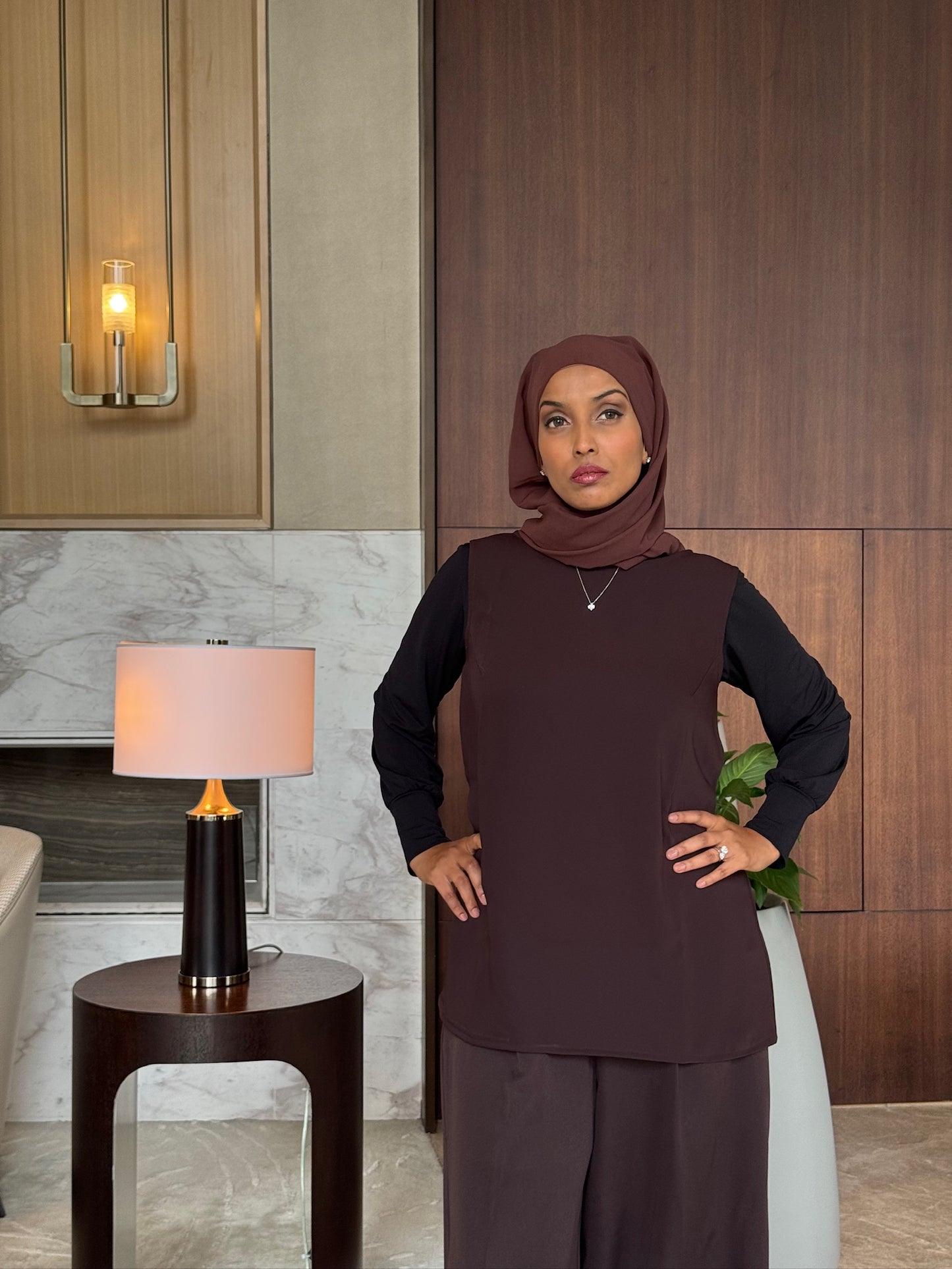 Amina trousers and tank top set | Heritage meets modern