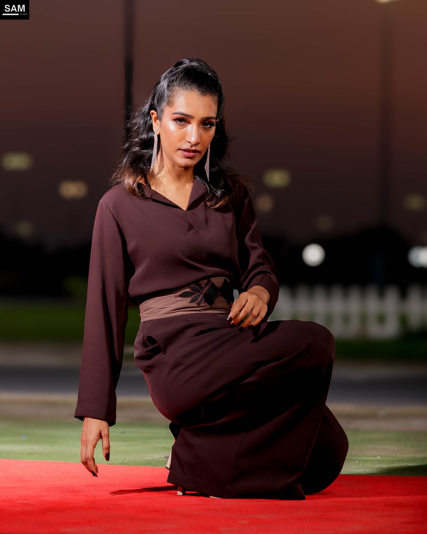 Mouna trousers and top set