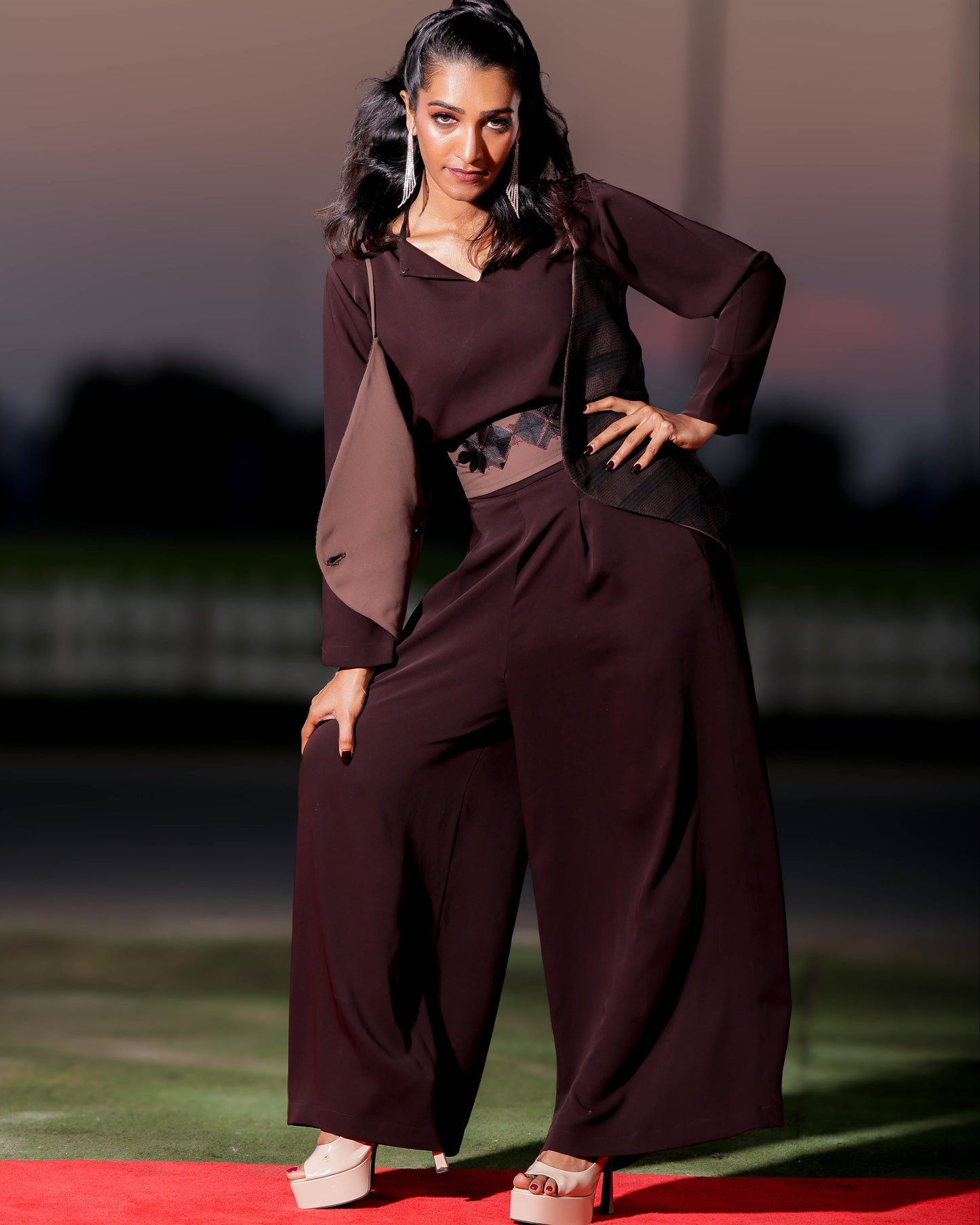 Mouna trousers and top set