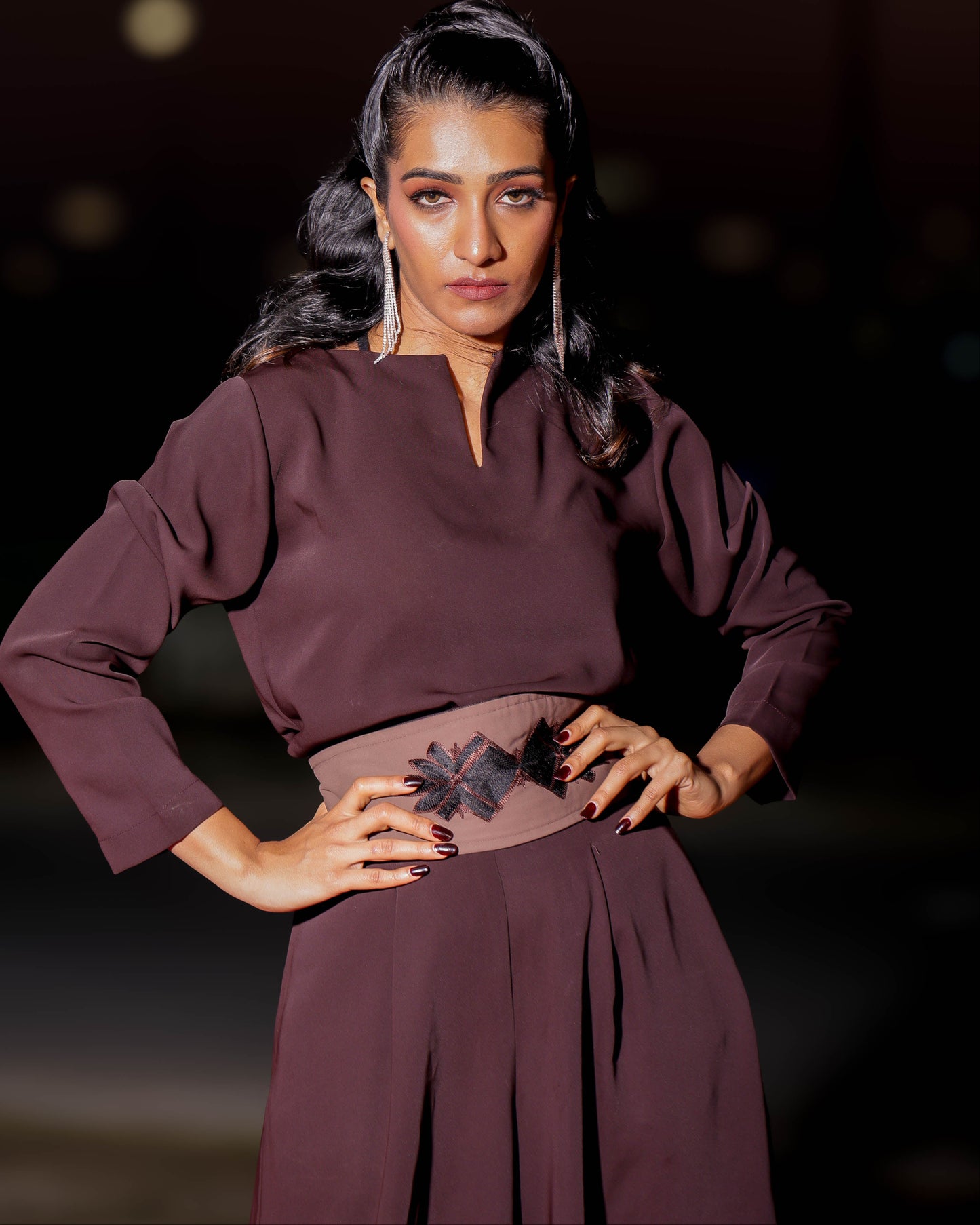 Mouna trousers and top set