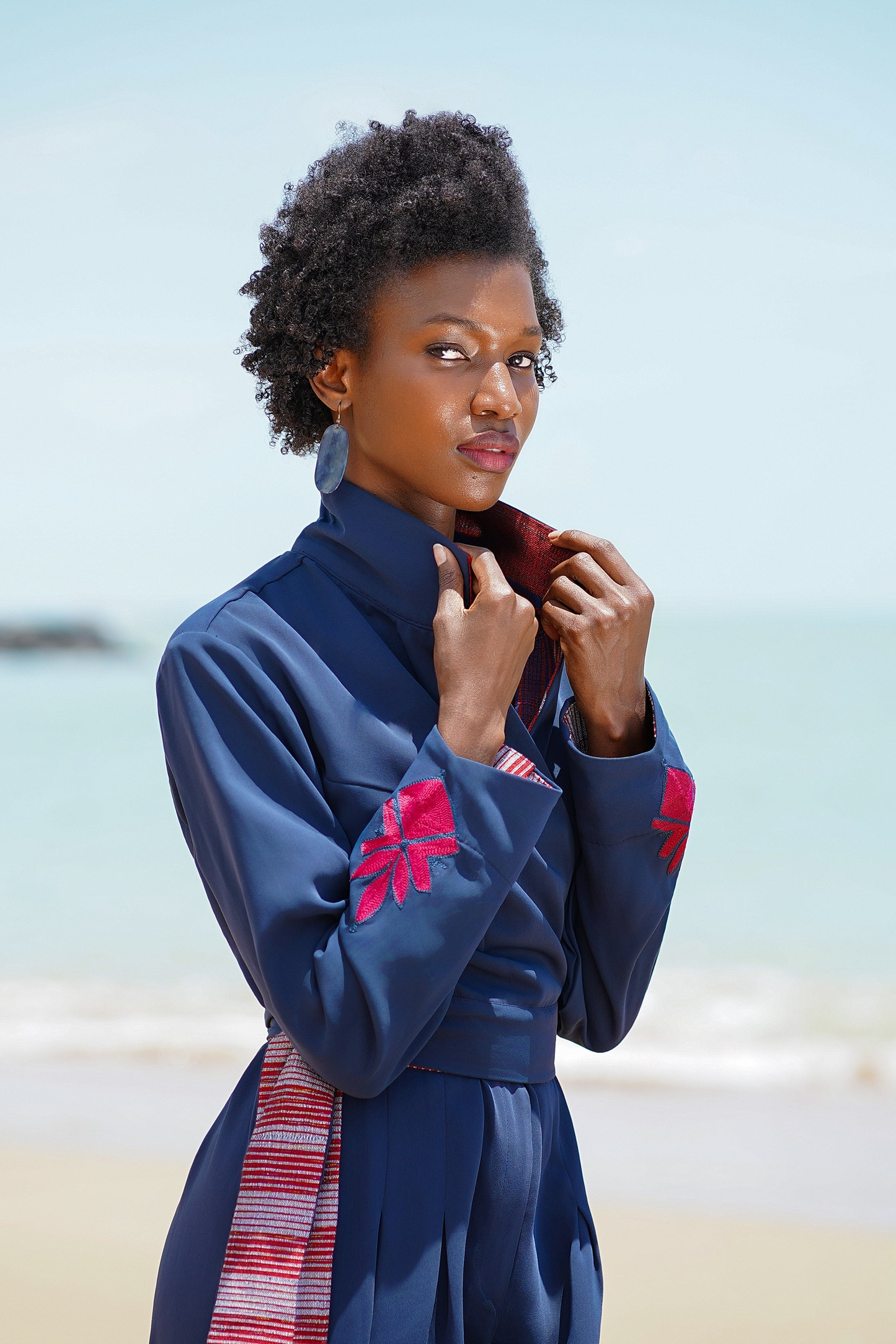 Maya set | Structured wrap blazer and ballon pants set