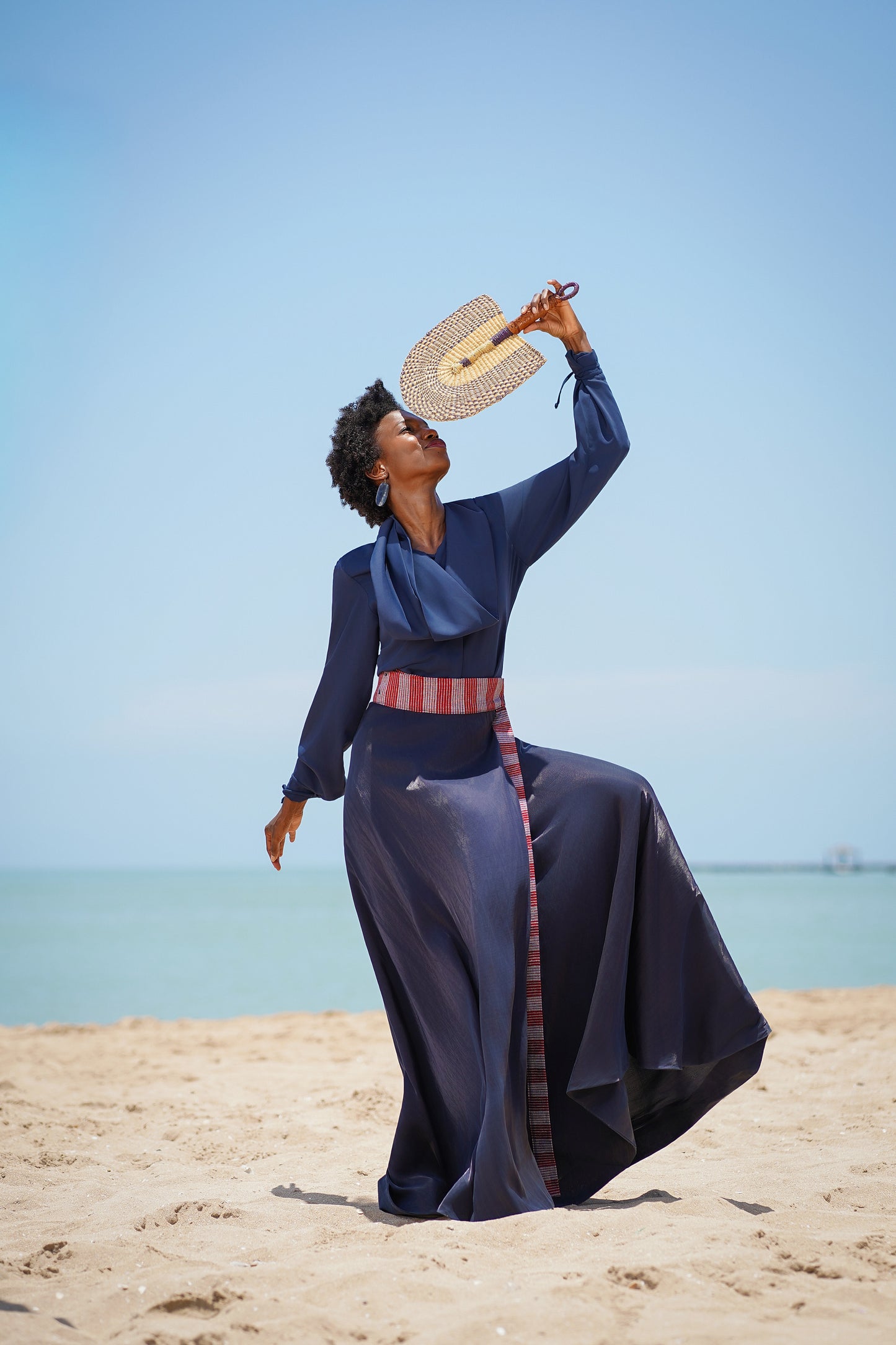 Huda maxi wrap skirt