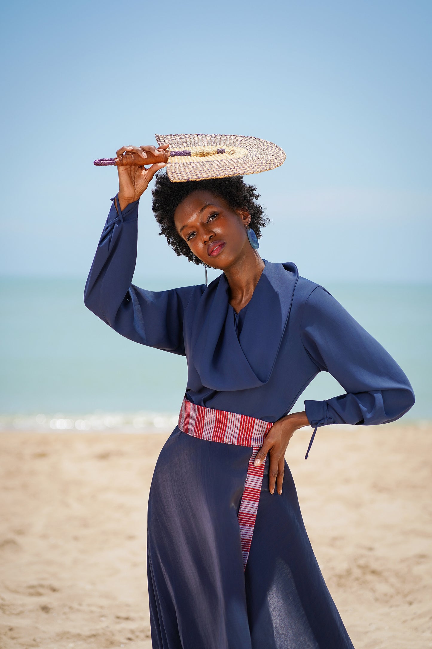 Huda maxi wrap skirt