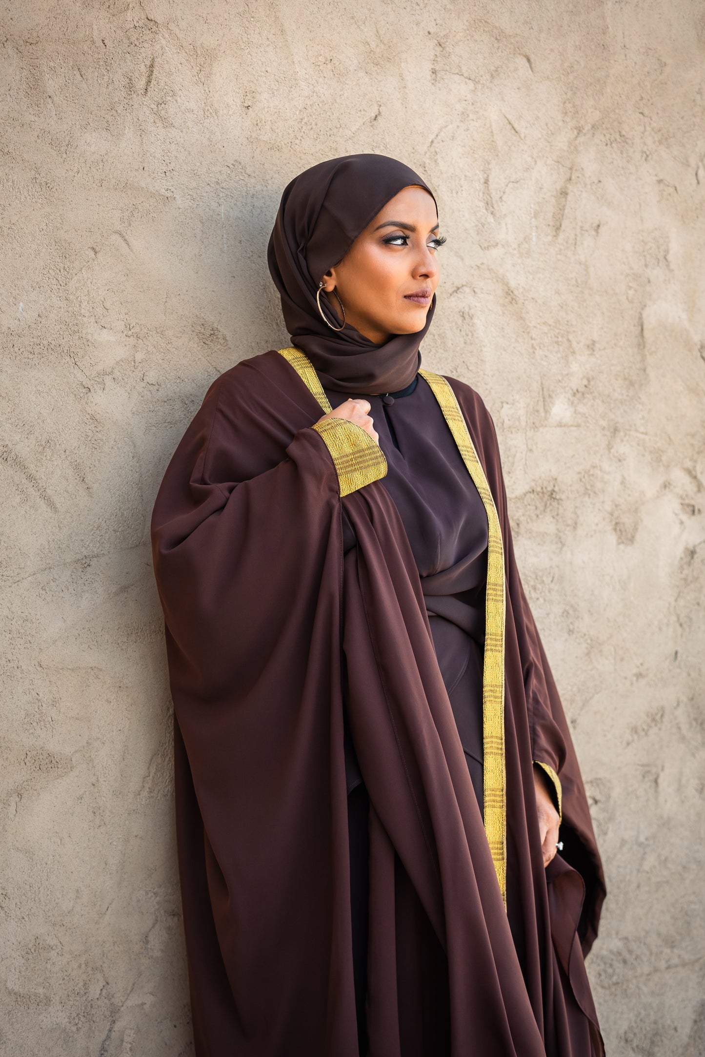 Zaha 3-piece Heritage Abaya, trousers and top set | Ramadan - Eid 26 Special Edit