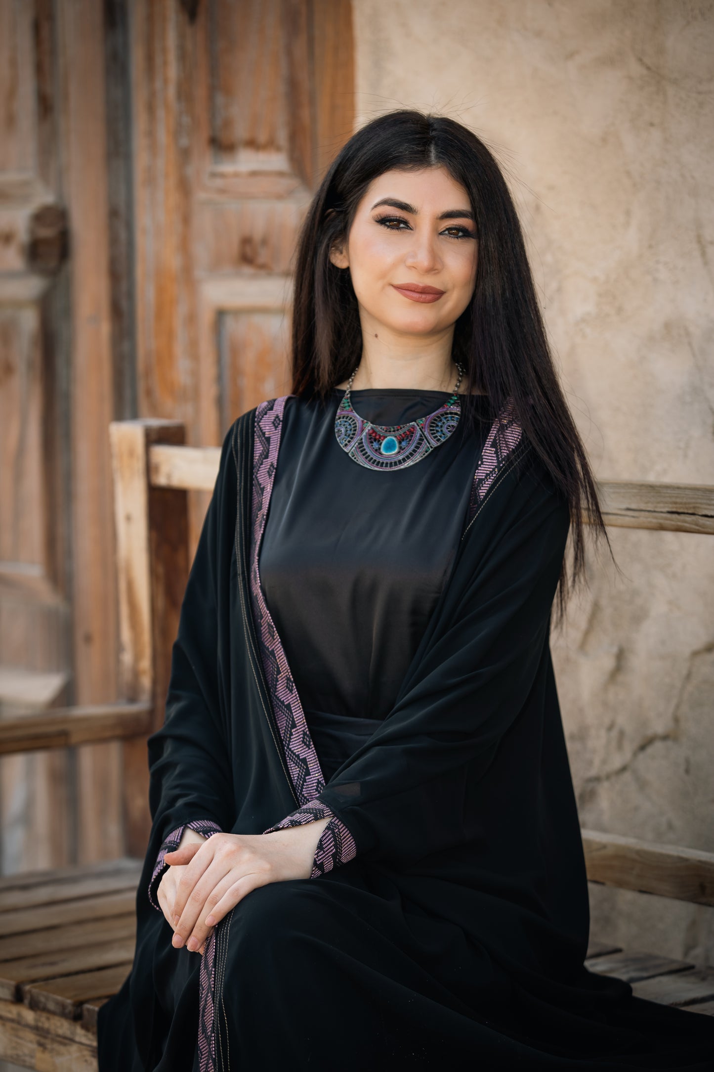 Maï 2-piece Heritage Abaya and dress set | Ramadan - Eid 26 Special Edit