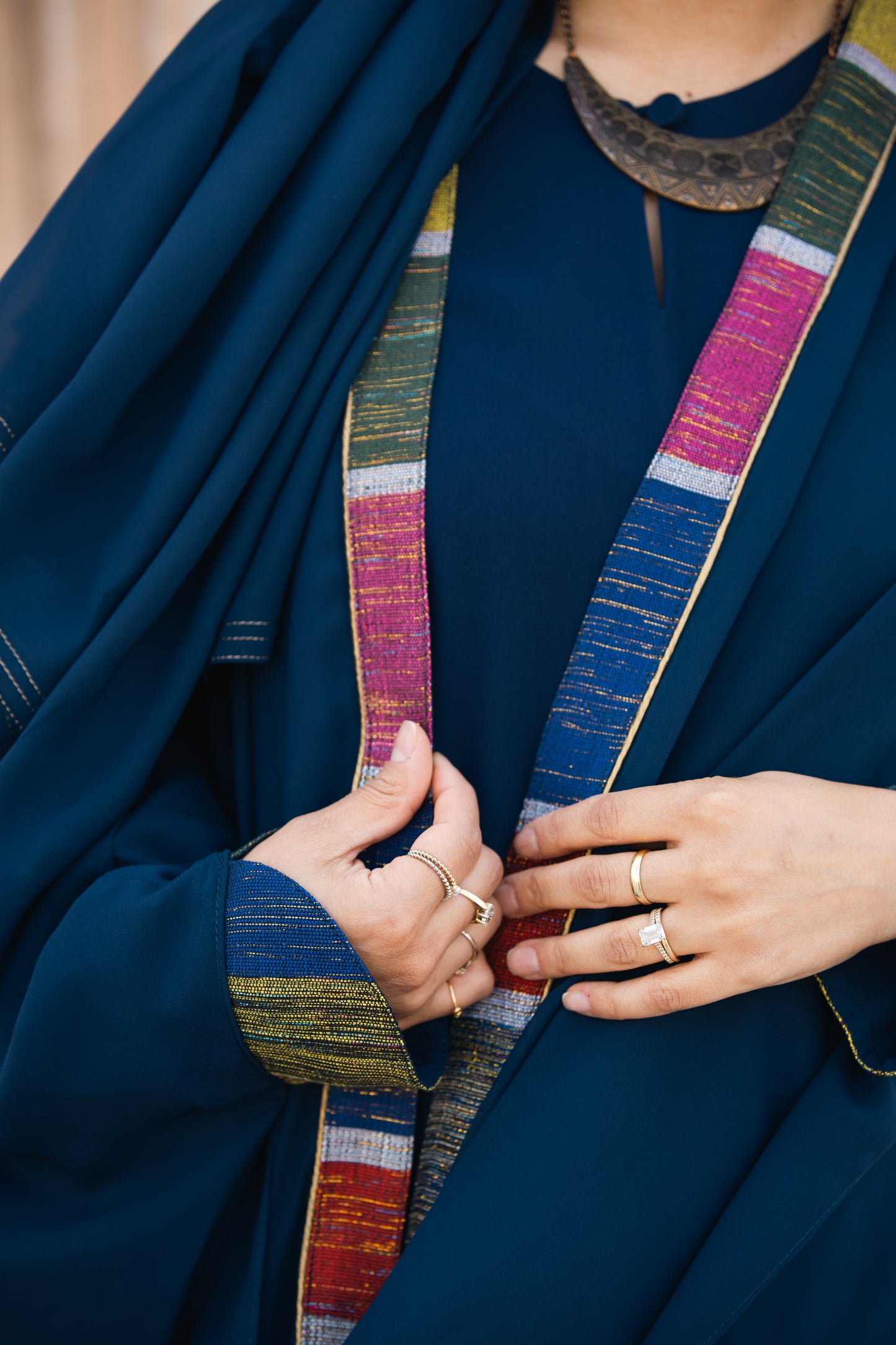 Samira 3-piece Heritage Abaya, trousers and top set | Ramadan - Eid 26 Special Edit