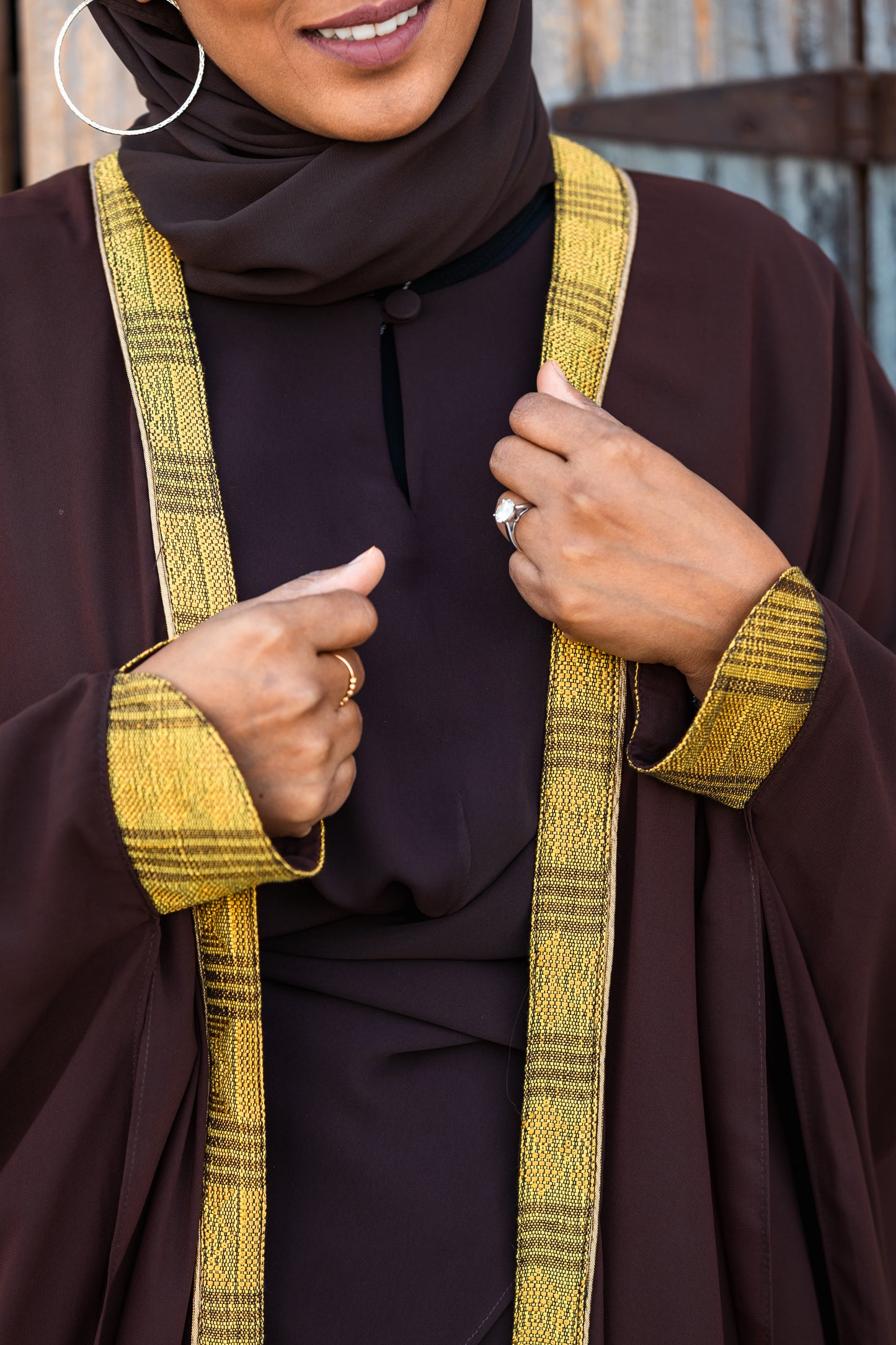 Zaha 3-piece Heritage Abaya, trousers and top set | Ramadan - Eid 26 Special Edit