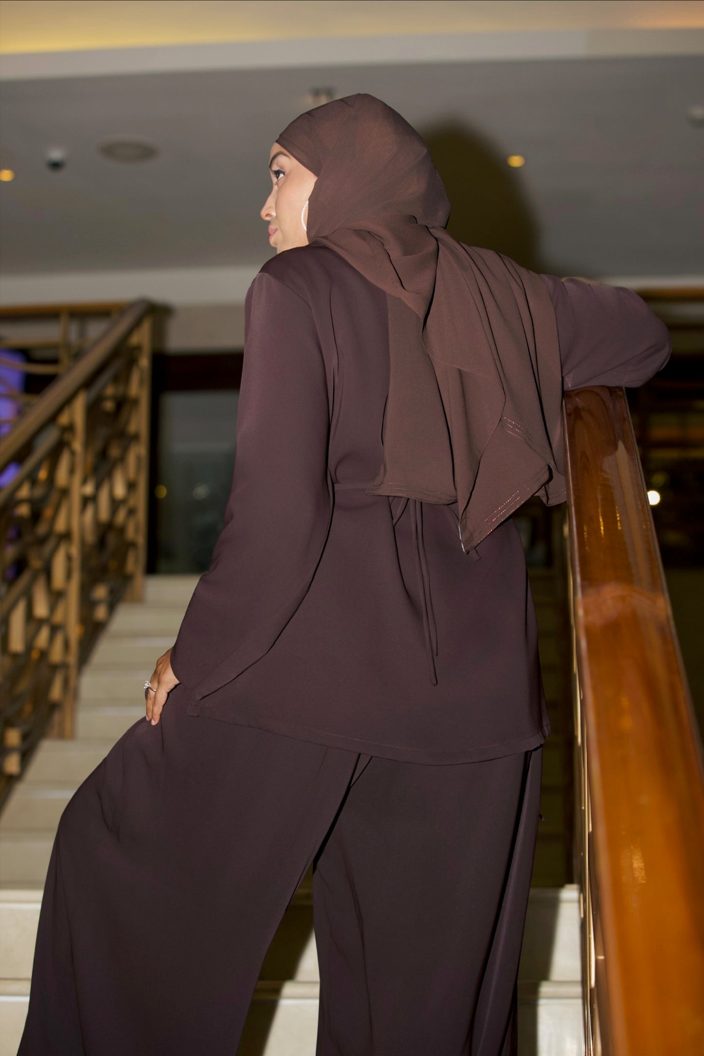 Noura — Ensemble Co-ord Ajustable | Top Portefeuille & Pantalon à Plis | Misendy