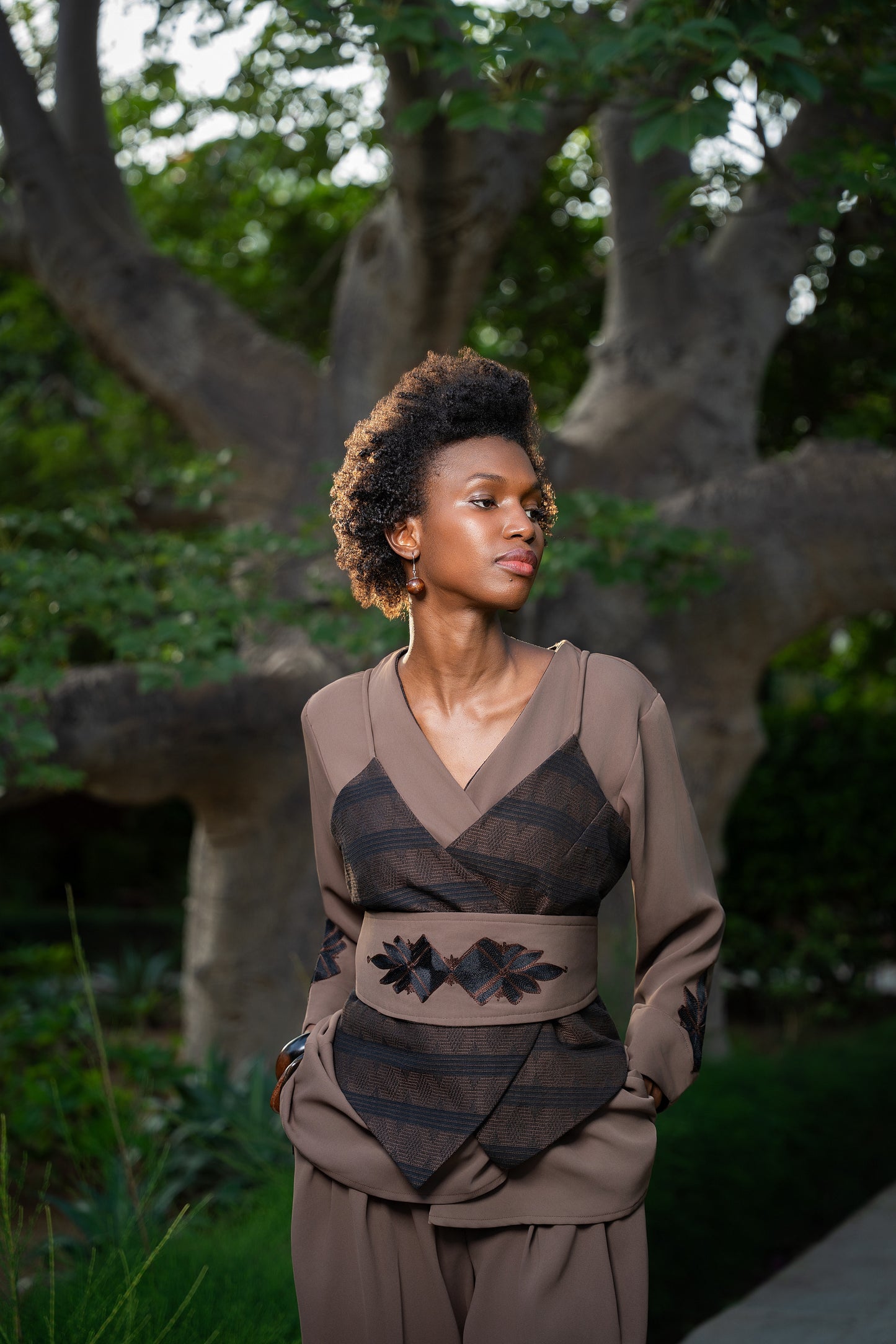 Sogolon set & reversible vest