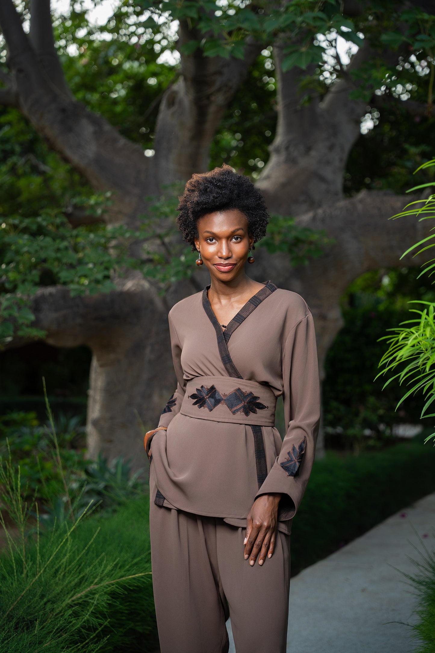 Sogolon set & reversible vest