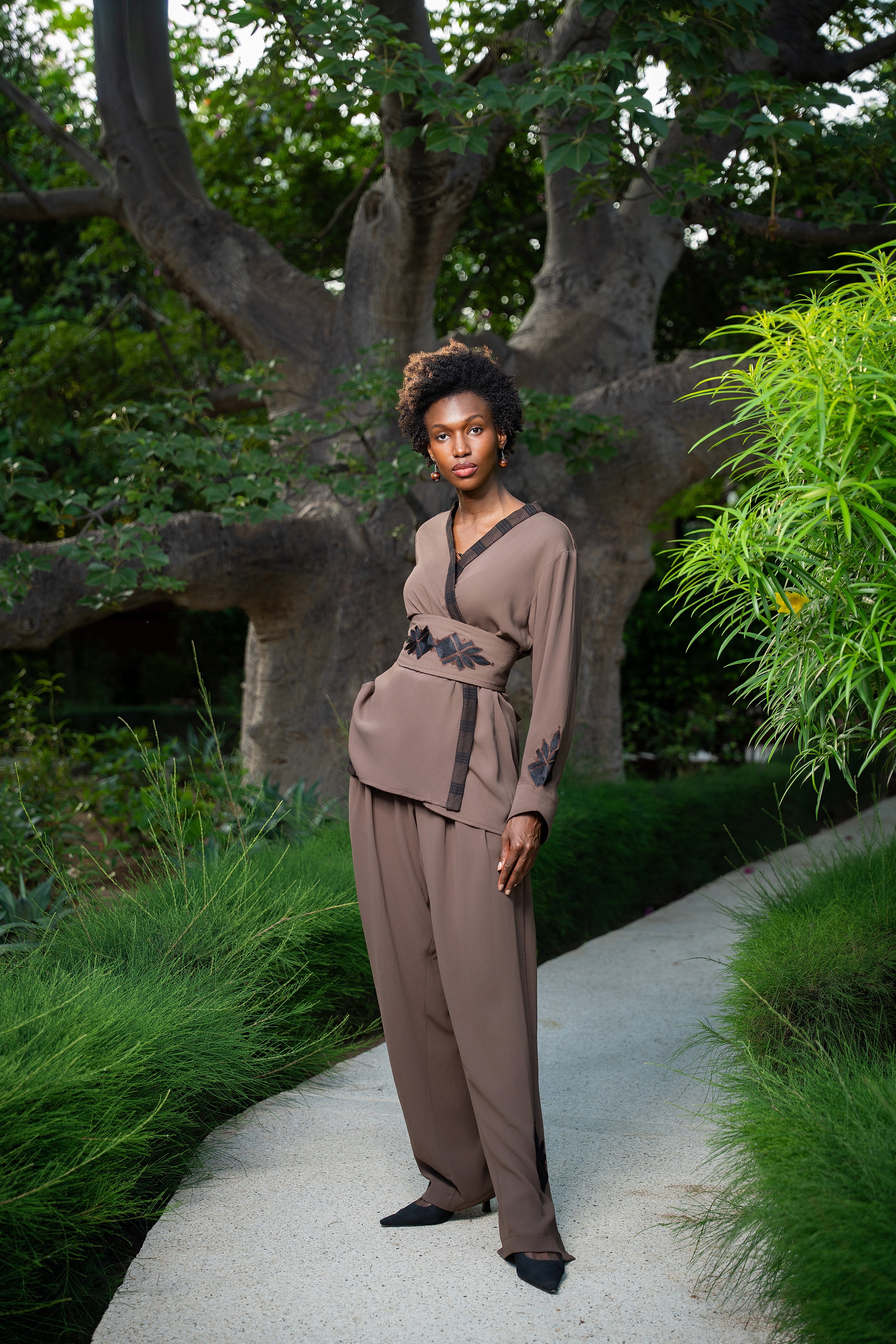 Sogolon Kimono & Trousers Set | Misendy
